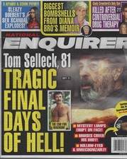 National Enquirer Magazine October 12th 2026: Tom Seleck's final days picture