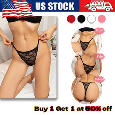 Women Sexy G-String Underwear Lace Panties Lingerie Thong Low Waist Intimates US picture