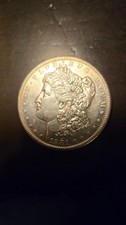 1881-S Morgan Silver Dollar, AU / MS VERY NICE SHAPE picture