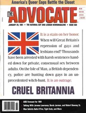 The Advocate magazine January 29,  1991 issue 569 picture