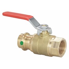 Viega 24040 Manual 2-Way Ball Valve, Press, Bronze picture