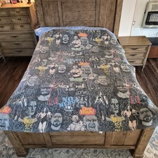 Vintage 1998 WCW nWo Comforter Blanket Wrestling Hulk Hogan Goldberg Bedspread picture
