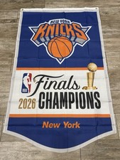 NEW YORK KNICKS 2026 NBA CHAMPIONS FLAG BANNER – 3x5 FT  picture