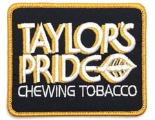 Taylor’s Pride Chewing Tobacco Vintage Style Retro Iron Sew On Patch Cap Hat picture