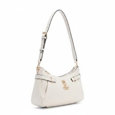GUESS Yesba Small Shoulder Bag Off White Gold Hardware NWOT Imperfection picture