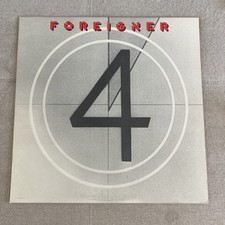 FOREIGNER 4 LP 1981 Atlantic SD 16999 VG+ Vinyl And Cover - Original Insert picture