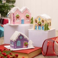 Bucilla® Putz Village 3D Felt & Sequin Kit picture