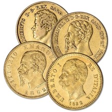 Italy Gold 20 Lire .1867 oz - XF/AU - Random Date picture