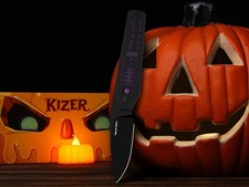 Kizer Tomb Folding Pocket Knife Nitro-V Blade G10&GID G10 Handle  Halloween Gift picture