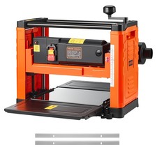 VEVOR Thickness Planer Two-Blade Power Benchtop Planer Woodworking 1800W 13 in picture
