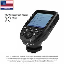 US Godox XPro-C 2.4G TTL Flash Trigger 1/8000s HSS Transmitter F Canon EOS picture