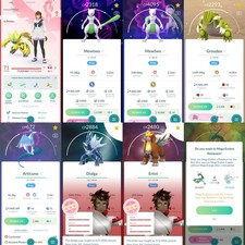 Poke GO  LVL 70/SHINY MEGA MEWTWO X & Y/ MEGA RAYQUAZA/HUNDO DIALGA/ 188 SHINY picture