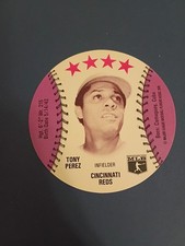 1976 MSA Dairy Isle Baseball Disc Tony Perez picture