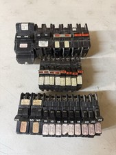 Federal Pacific FPE Stab-Lok Circuit Breaker Lot 15 20 30 40 100 Amp Used picture