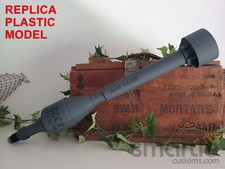 FAKE 88mm RPzB GR.4322 Panzerschreck Rocket - Plastic Replica picture