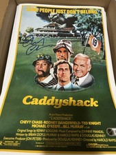 Autographed Chevy Chase Caddyshack 11x17 Mini Poster Signed Beckett Witnessed picture