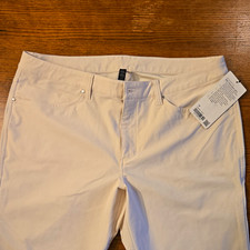 Lululemon ABC Pant 5-Pocket Stretch Slim Tapered Mens Pants White 38x34, NWT picture
