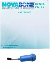 New Dental Novabone Putty Bioactive Synthetic bone graft 1 Cartridges .25 cc X 4 picture