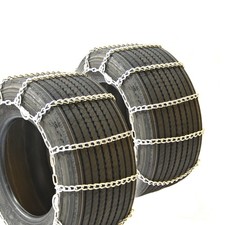 Titan Truck Link Tire Chains Dual Mount CAM On Road Snow/Ice 8mm 10-22.5 picture