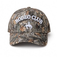 Rodeo Club Camo Western Trucker Hat | Unisex | Realtree Camo Style Snapback picture