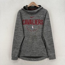 Nike Cleveland Cavaliers Spotlight Hoodie Mens Medium Carbon Heather Dri-FIT NBA picture