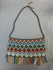 FINE OLD ANTIQUE SOUTH EAST AFRICAN YAO MALAWI TRIBAL ART BEADWORK MODESTY APRON picture