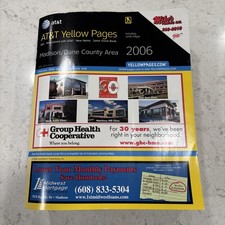 AT&T yellow pages 2006 madison/dane county area RARE USA picture