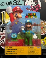 Jakks Pacific: Super Mario - Ice Luigi w/Ice Flower 4” picture