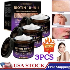 3x Biotin 10-in-1 Skin Restoration Cream, 2026 Professional Skin Treatment Cream picture