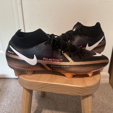 Size 10 Nike Phantom GT2 Elite DF FG Copper Black DR5955-810 Men's New picture