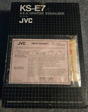 NOS Rare JVC KS-E7 (J) S.E.A. Graphic Equalizer Japan Made In Box Never Used picture
