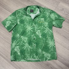 Colosseum Oregon Ducks Hawaiian Shirt Mens XL Green Tropical Button Down NCAA picture