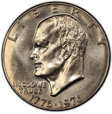 1776-1976 P Type 1 Mint State Bicentennial Eisenhower Dollar 1$ picture