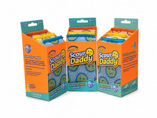Scrub Daddy Scour Daddy Polymer Foam Scouring Pad Sponge – 12,3 & 2 Pack picture