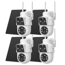 ANRAN Dual Lens Solar Battery Security Cameras Outdoor Wireless PTZ Home IP65 IR picture
