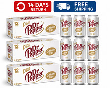Diet Dr Pepper Caffeine Free 12 oz, 36 Cans (3×12 Pack) –  picture