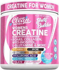 Clean Nutra Women's Creatine Powder – BCAAs, Collagen, Inositol Boost picture