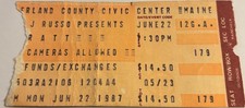 RATT Ticket Stub -June 22, 1987 -Cumberland County Civic Center, Maine picture