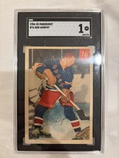 Ron Murphy (#76) 1954-1955 Parkhurst SGC Graded 1 - New York Rangers classic picture