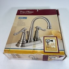 Price Pfister Ashfield 43-Ypok Lavatory Sink Faucet with Pop-up Satin Nickel Fin picture