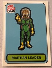 2026 Topps Mars Attacks Christmas B-57 Martian Leader Character Card picture