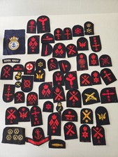 Vintage British Royal Navy Rates Patches Lot 1 picture