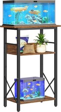 HOOBRO 10 Gallon Aquarium Stand, 3-Tier Fish Tank Stand with Storage, Reptile... picture