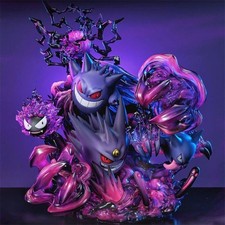 Luminous Gengar Max Evolution Statue Model Figure White Anime Figure Collection picture