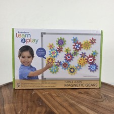 Lakeshore Turn & Learn Magnetic Gears Multicolor 22-Piece Set DD939 New Sealed picture