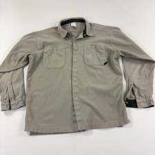 Vintage Patagonia Micro Synchilla Fleece Shirt Men's Large Beige Snap 2006 27311 picture