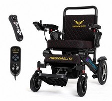 All Terrain Lightweight Foldable Electric Wheelchair Heavy Duty 330lb picture