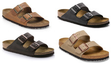 Birkenstock Men's Arizona Oiled Leather Sandals picture