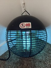 Vintage Weber The Web 23520  Electric Bug Killer Insect Zapper Round 10 Inches picture