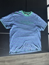GUESS Originals Men's L Striped Crew Neck Short Sleeve Cotton Knit Tee picture
